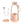 2-in-1 16.9OZ Portable Fruit Blender Electric Rechargeable Juice Cup for Shakes Smoothies Juice Personal Fruit Mixer with 6 Blades