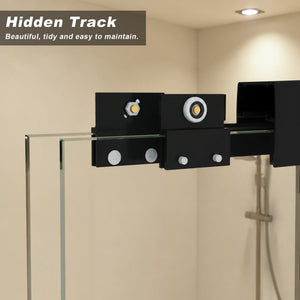 Aluminum Frame Double Sliding Shower Door