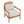 Elliston Rattan Backrest Solid Wood Accent Chair with Cushions - Set of 2