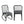 Outdoor Wicker Dining Chairs with Washable Cushion (Set of 2)