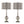 Joan - Contemporary Table Lamp (Set of 2) - Nickel / Gray Satin
