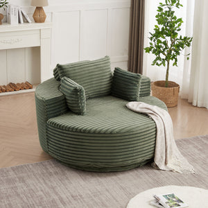 Swivel Chair With 360° Rotation For Living Room