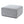 Square Upholstered Ottoman with Black-and-White Fabric