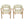 Outdoor Accent Chair Set - 2 Person Seating Group
