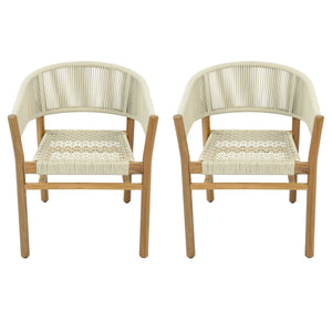Outdoor Accent Chair Set - 2 Person Seating Group