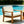 Outdoor Acacia Wood Club Chairs with Cushions