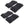 Tire Saver Ramps Anti-Slip Design (Set of 4) - Black