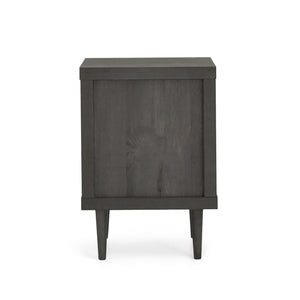 Nystrom Mid Century Modern 2 Drawer Nightstand