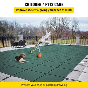 Pool Safety Cover Fits 20x40ft Rectangle Inground Safety Pool Cover