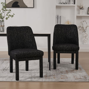 Wide Minimalist Dining Chair