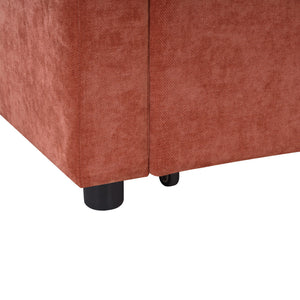 Modern L Shaped Sectional Sofa Bed With Hidden Storage Upholstery
