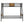 Modern Metal Bunk Bed With Side Ladders And Guardrail