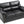 Padded Love Seat For Modern Living - Black