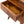 Classic Chestnut Nightstand, 2-Drawers, 1 Open-Slot, Nordic Legs