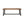 Equilibrium Outdoor Dining Table with Wooden Frame and Slat Top