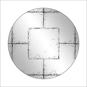 Round Wall-Mounted Mirror