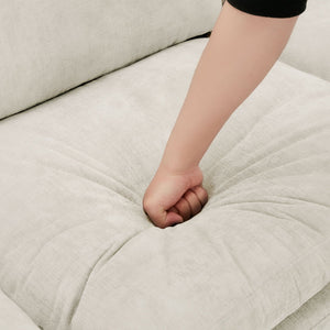 Cozy Upholstered Cushion Armchair For Living Room