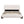 Queen Size Elegant Terry Upholstered Bed - White