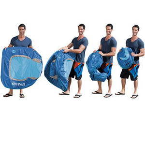 Kelsyus Floating Pool Lounger Inflatable Chair with Cup Holder & Clips, Blue - TRAPSKI