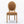 French Style Solid Wood Frame Antique Painting, Hand-Pulled Buckle Decoration Artificial Dining Chair With Nailhead Trim, Wood Legs