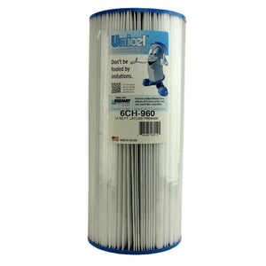 Unicel 6CH-960 Replacement 52 SqFt Filter Cartridge for Spa, 113 Pleats (4 Pack)