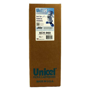 Unicel 6CH-960 Replacement 52 SqFt Filter Cartridge for Spa, 113 Pleats (4 Pack)
