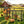 Large Brown and Black Wooden Chicken Coop