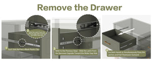 6-Drawer Double Dresser in Olive