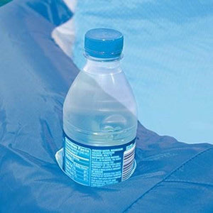 Kelsyus Floating Pool Lounger Inflatable Chair w/ Cup Holder, Blue (2 Pack)