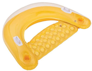 Intex Sit 'N Float Inflatable Colorful Floating Loungers, 2 Pack (Colors Vary)