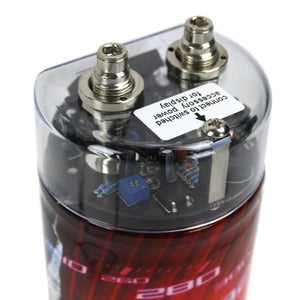 Boss Audio CPBK2 2 Farad 20-Volt Digital Voltage Car Audio Power Capacitor, LED - TRAPSKI