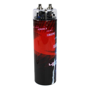 Boss Audio CPBK2 2 Farad 20-Volt Digital Voltage Car Audio Power Capacitor, LED - TRAPSKI