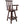 Rustic Bar Stool, Fir Wood Construction, Wide Armrest