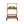 Riviera Bar Cart Natural Stained Acacia Wood Mobile Bar Cart