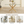 Rectangular Glass Dining Table with Gold-Plated Legs
