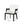 Modern Glossy Dining Chairs (Set of 2), Elegant Upholstery And Ergonomic Design - Black White
