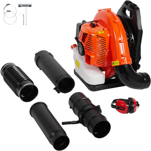 Backpack Leaf Blower 79CC 2-Cycle Gas Leaf Blower 930CFM Air Volume 184MPH