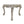 Dresden End Table Bone White