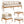 Outdoor 4-piece Acacia Wood and Rope Patio Sofa Set