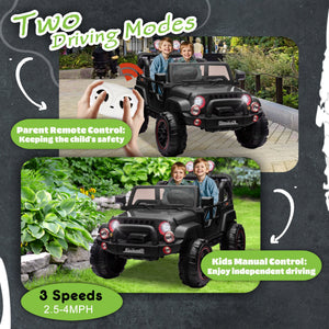 24V Kids Ride-On Electric Car with Parental Control