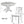 Dining Set With Extendable Round Table And 4 Upholstered Chairs