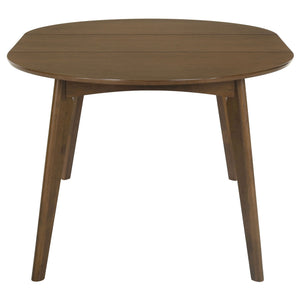 Thomson - Oval Dining Table With Removable Leaf - Walnut