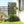 Outdoor Raised Garden Bed with Privacy Screen and Metal Planter Box