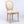French Style Solid Wood Frame Antique Painting Fabric Back Dining Chair (Set of 2)