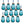 Luster Tear Drop Ornament, Glass Decorative Hanging Christmas Tree Ornaments For Holiday Party Decorations (Set of 12)