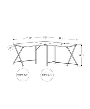 Contemporary L-Shaped Corner Computer Desk