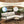 U_style Outdoor L-Shaped Sofa with Iron Frame and Ultra-Thick Cushions