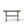 X Based Counter Height Dining Table - Aqua Blue
