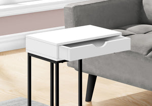 Accent Table, C-Shaped Contemporary & Modern Versatile Design