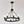 6 Light (No Bulbs) Wagon Wheel Chandelier Farmhouse Modern Small Round Chandelier For Living Room Kitchen Island Foyer Hallway Entryway Bedroom Dining Room Light Fixture Ceiling Hanging - Matte Black